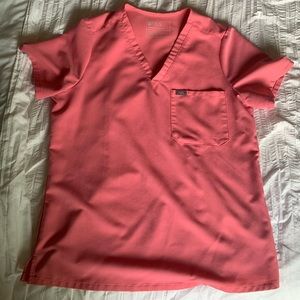 NEON PINK CATARINA FIGS TOP